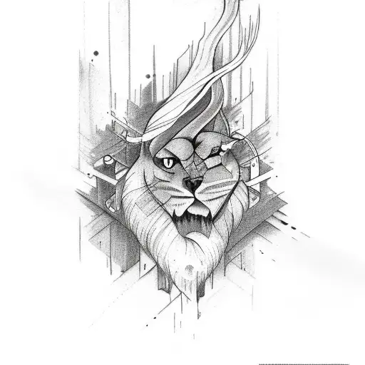 Nordic Forearm Tattoo That Goes In Between Fingers