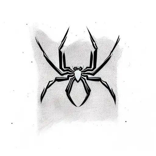 Spider-man Spider Logo In Graffiti Style