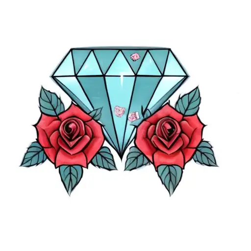 A Diamond And Roses