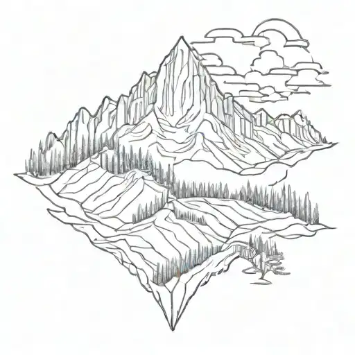 Simple Crested Butte Mountain Peak
