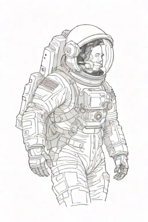 Astronaut With Interstellar Movie