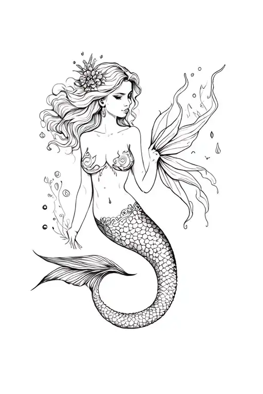 Mermaid Whimsical