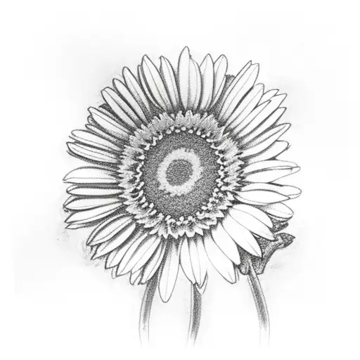 Wildflower Daisy Growing Through The Pavement Of A Highway