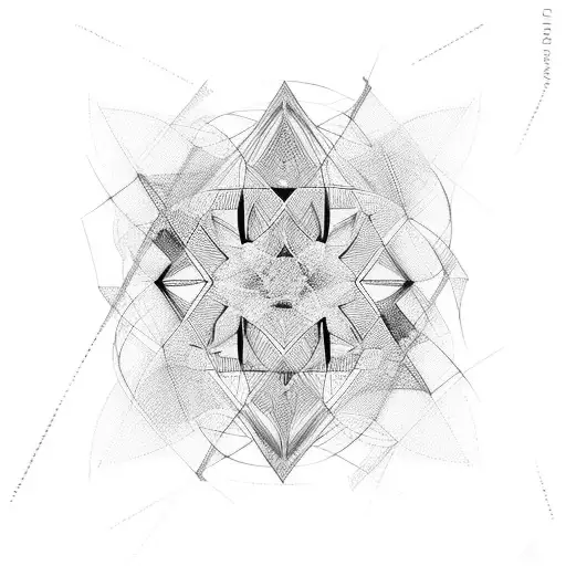Abstract Geometric Design Inspired By The Concept Of Balance And Harmony