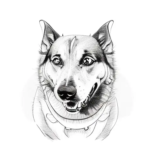 Dog Driving A Vintage Car With A Mountain Backdrop