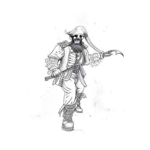 A Blackbeard Pirate