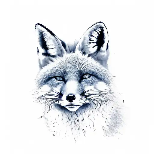 Red Fox Seen From Side