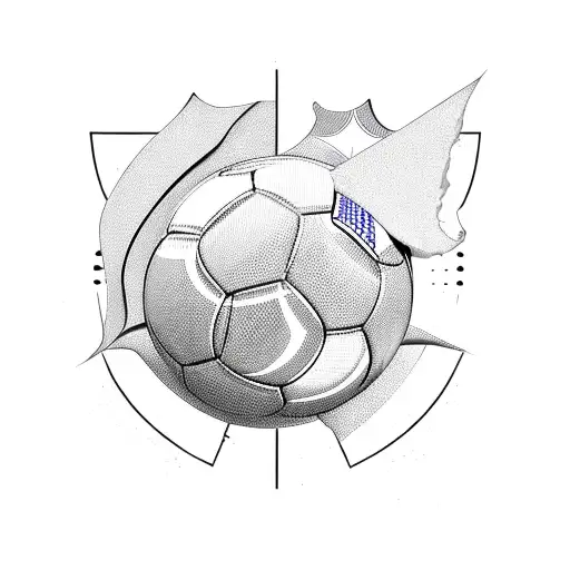 Incorporate A Soccer Ball And A Police Badge In A Unique Design