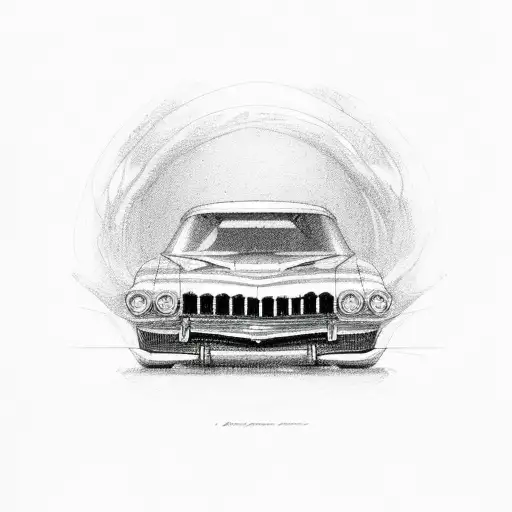 1856 Chevrolet Taillight With September Birth Month Fkowers