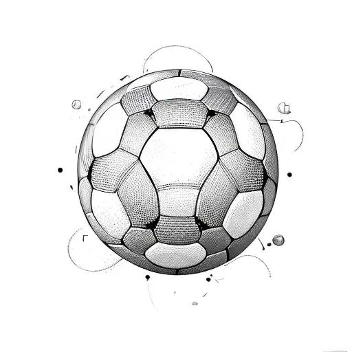 Incorporate A Soccer Ball Into A Design With A Traditional Style
