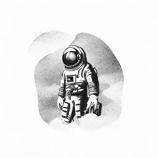 Man Wandering In Space