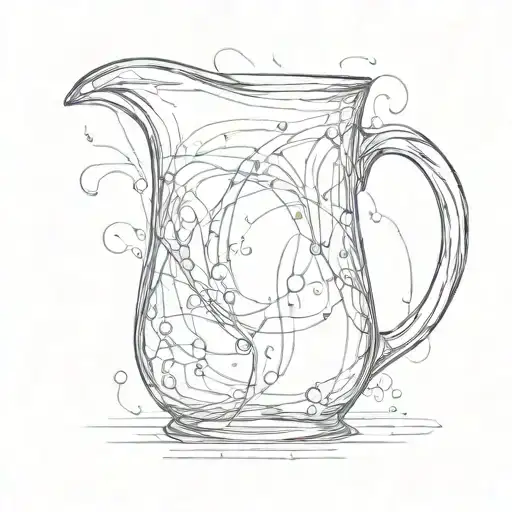 Abstract Pitcher Of Water