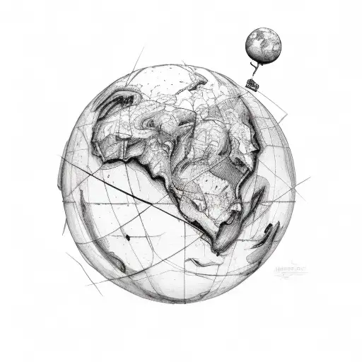 Atlas As A Women Who Carries The World On Her Shoulders