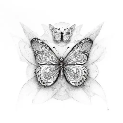 Butterfly's With The Word Leo