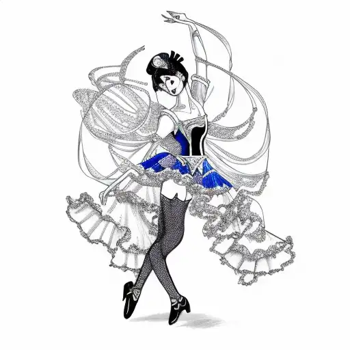 Flamenco Dancer With Sailor Moon Inspired Accessories