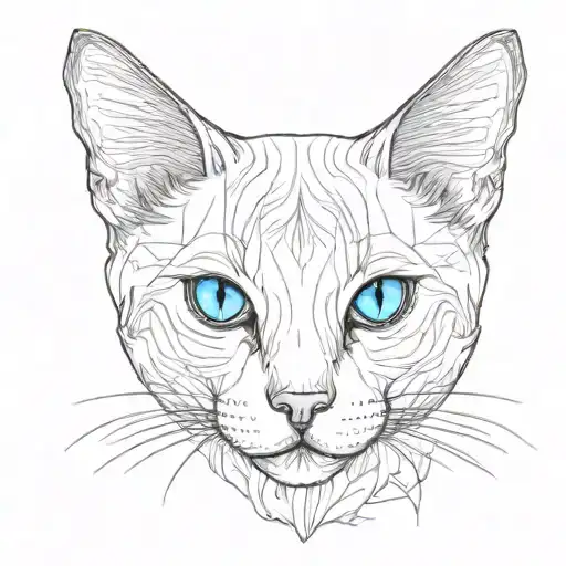 Siamese Cat With Blue Eyes