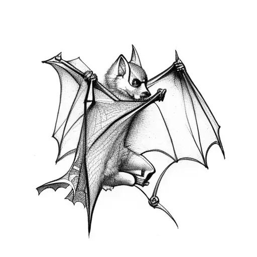 Flying Fox Bat Small
