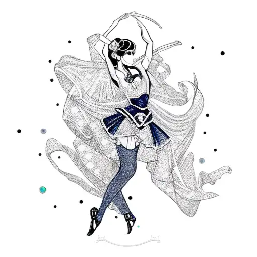 Flamenco Dancer With Sailor Moon Inspired Accessories