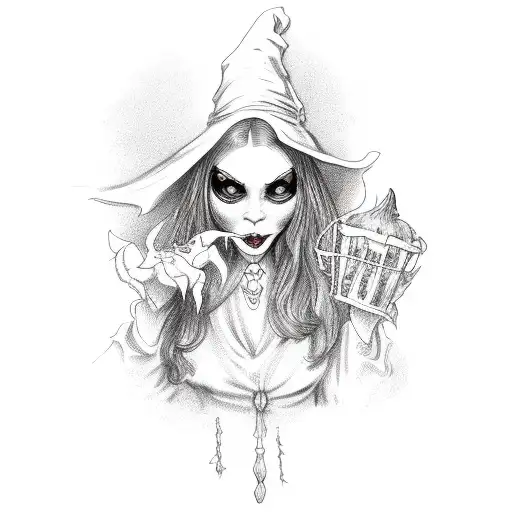 Vintage Witch Halloween