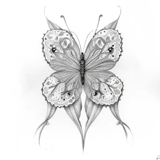 Butterfly With Veins Self Love