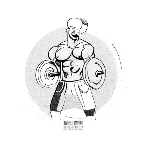 Muscular Gym Guy Holding Weights Over His Shoulders Wearing Short Nylon Shorts