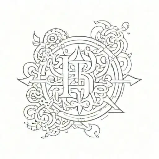 Word 'Chong' Simple Design