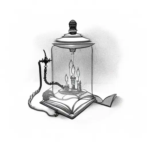 Book And Lamp