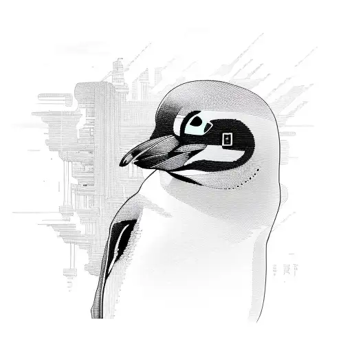 Cyberpunk Penguin