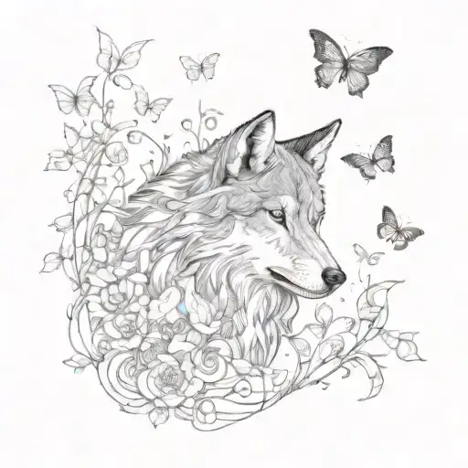Music Surrounding Wolves And Butterflies Coming