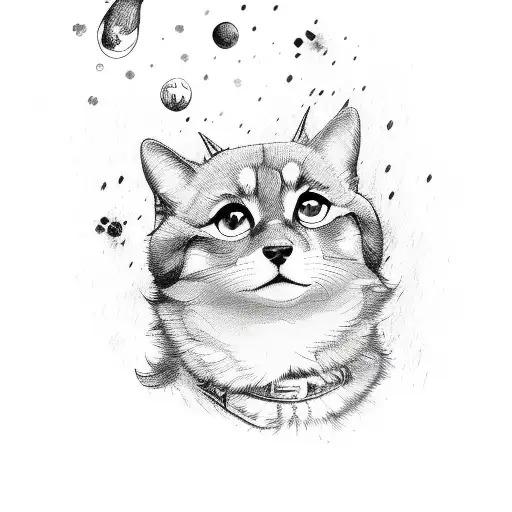 Rocket With A Dog Paw Print