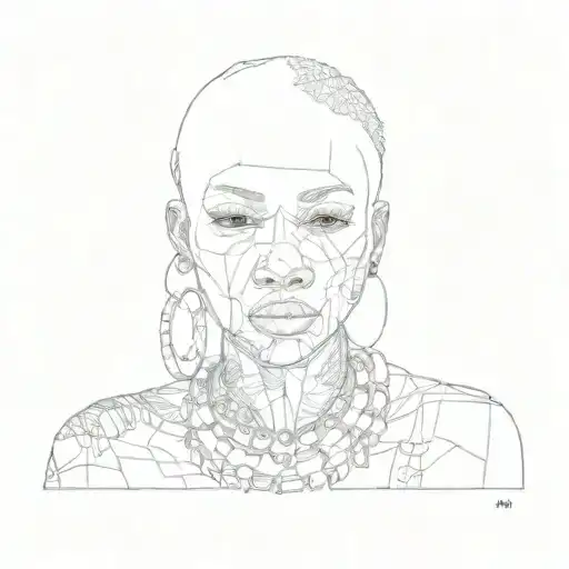 A Young African Woman