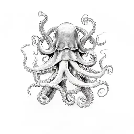 White Whale And Octopus