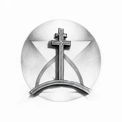 Simple Cross That Says Faith