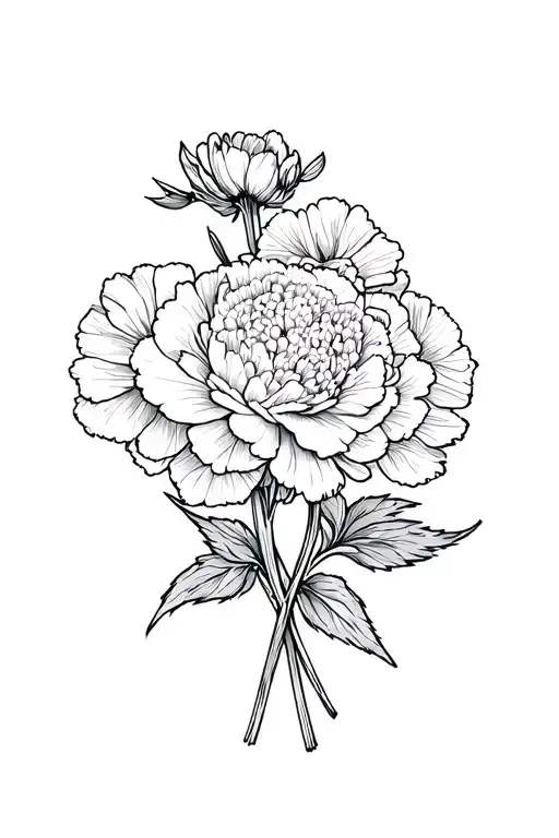 Fine Line Carnation Bouquet