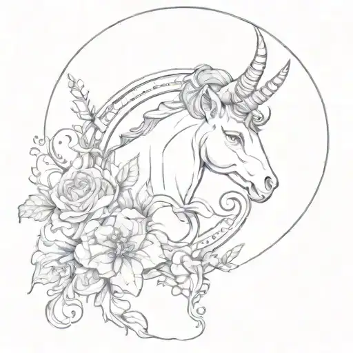 Small Dainty Capricorn Libra