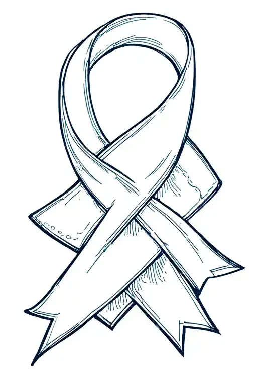 Fuck Cancer With The Ribbon As The U