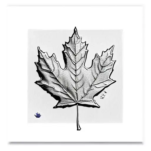 Maple Leaf For Canada Souvenir