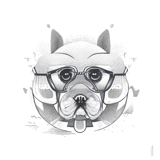 Dog Team With Mountains