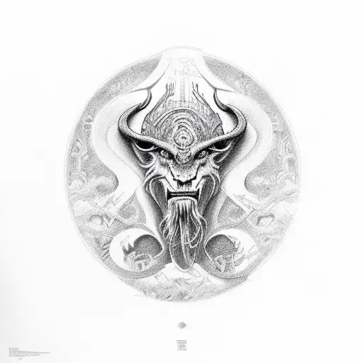 Intricate Etching Design Inspired By The Book Of Revelation