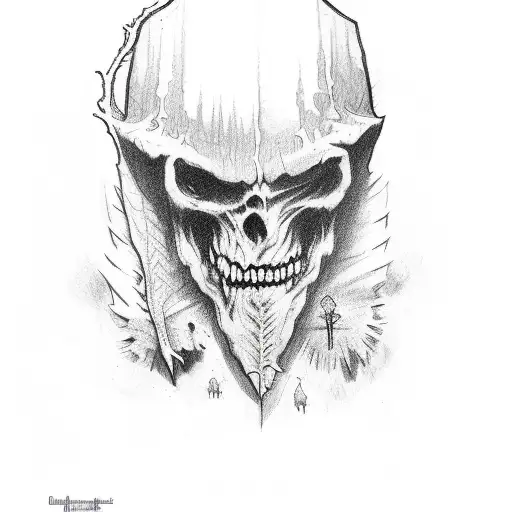 Demonic Canadian Western Half Sleeve