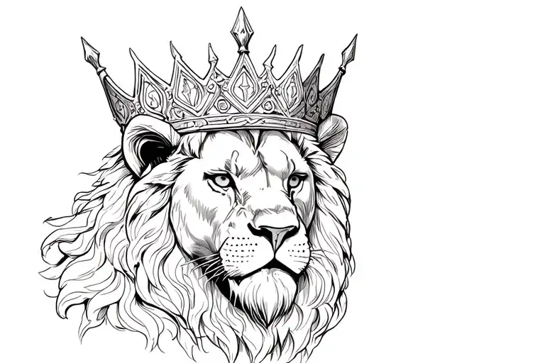 Lion With Crown Of More Gladiators