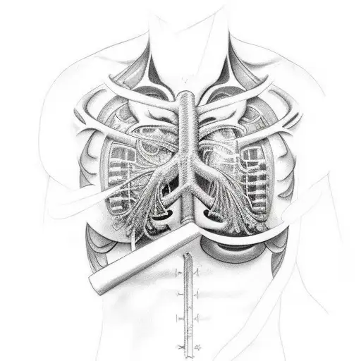 Incorporate A Respiratory System Into A Tattoo Of A Car Dashboard
