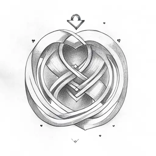 Infinity Symbol With A Heart In The Middle