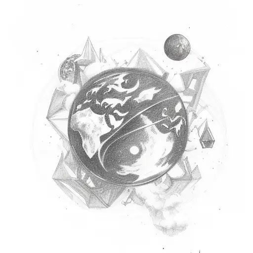 Lux Black Cosmos Art