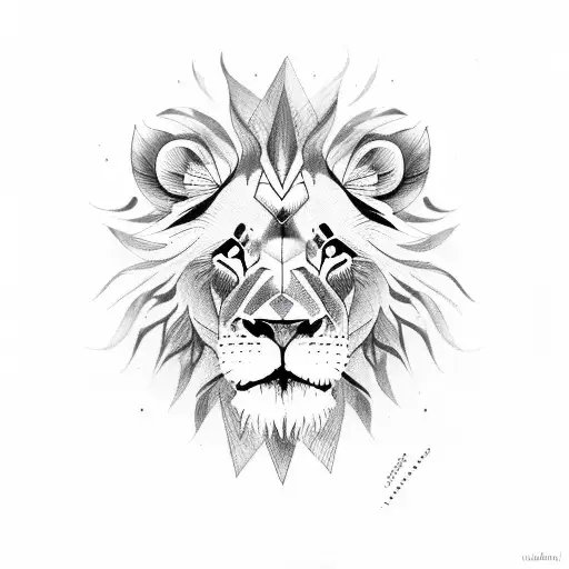 Lion Written In Hakuna Matata
