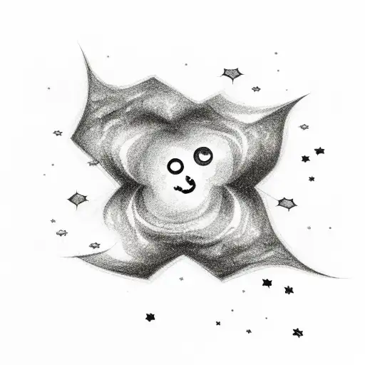 Stars Inside Smoke Cloud