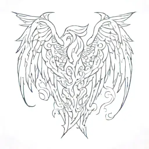 Fire Flames And Numbers 66 76 06 Wings