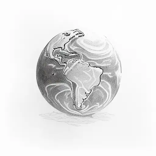 Atlas Holding Earth Without A Face