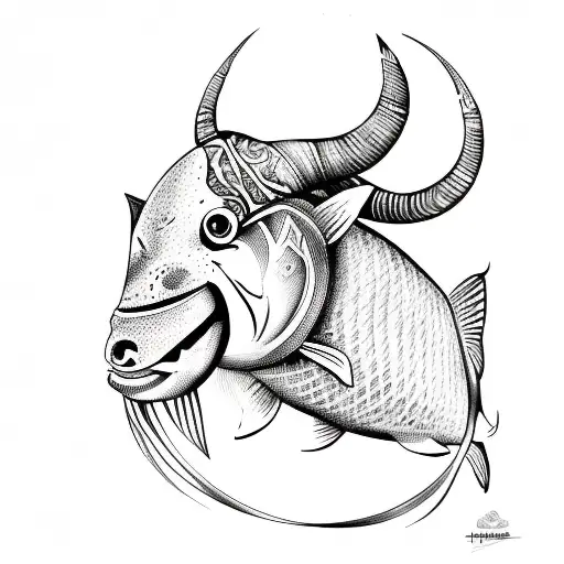 Taurus With Fish
