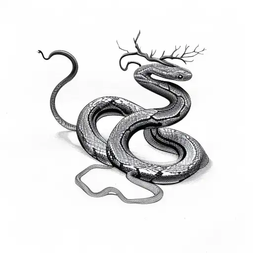 Snake Around Twig